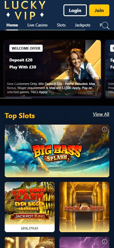 lucky vip casino mobile.